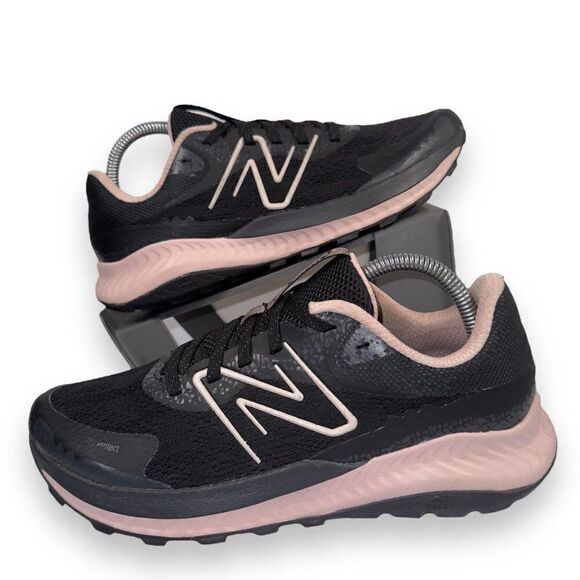New Balance Dynasoft Nitrel v5 Trail Shoes Black / Peach WTNTRLB5 Women's 10 - Picture 1 of 11
